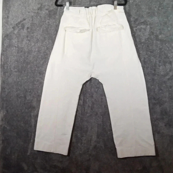 Free People sky rider drop crotch pants white color size extra small women - Picture 5 of 11